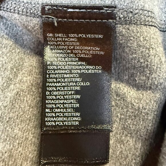 The North Face Tech Glacier 1/4-Zip Men’s Large Gray Fleece EUC - Picture 5 of 9